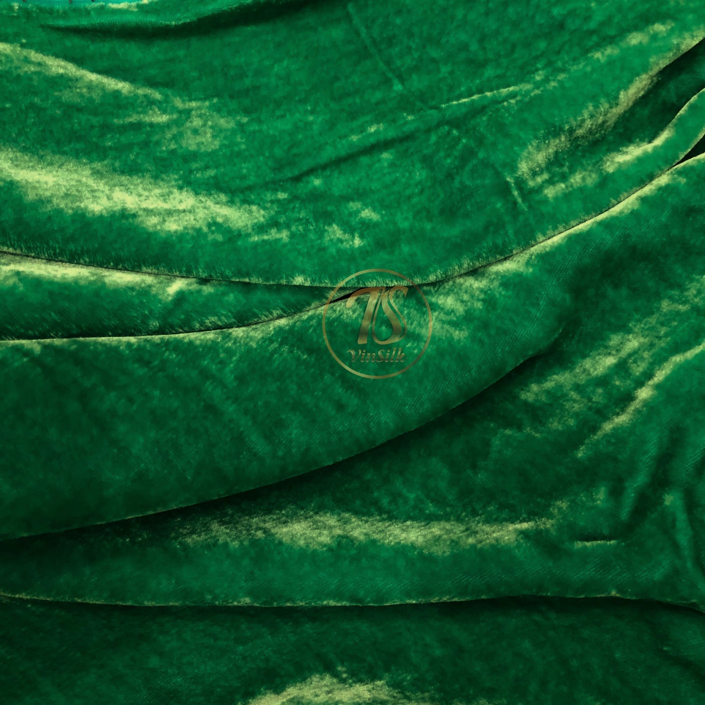 100% MULBERRY SILK VELVET fabric by the yard - Luxury Silk Velvet for Dress, Skirt, High End Garment - Green silk velvet - Fabric for clothes