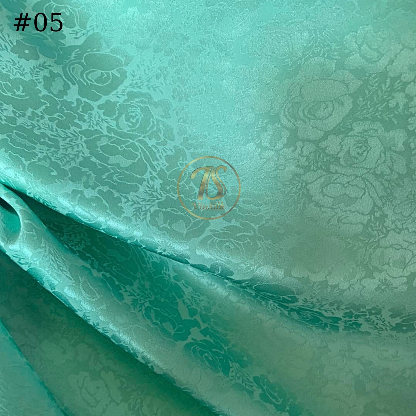 100% PURE MULBERRY SILK fabric by the yard ā Floral silk fabric - Handmade fabric ā Dress making ā Silk for sewing - Gift for women - Jacquard fabric