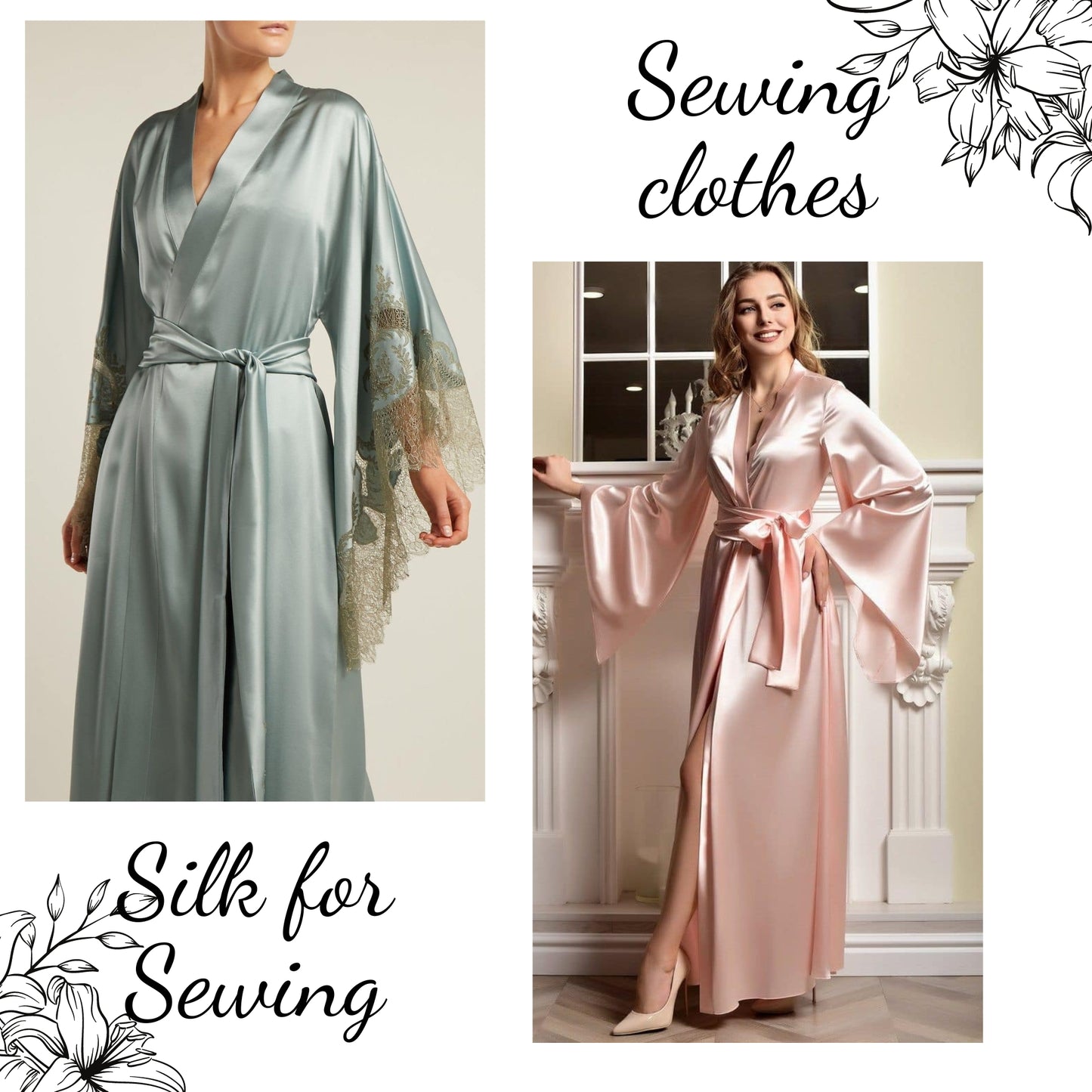 100% PURE MULBERRY SILK fabric by the yard β Satin silk fabric β 19mm - Organic fiber - Wedding dress - Gift for women - Personalized gift