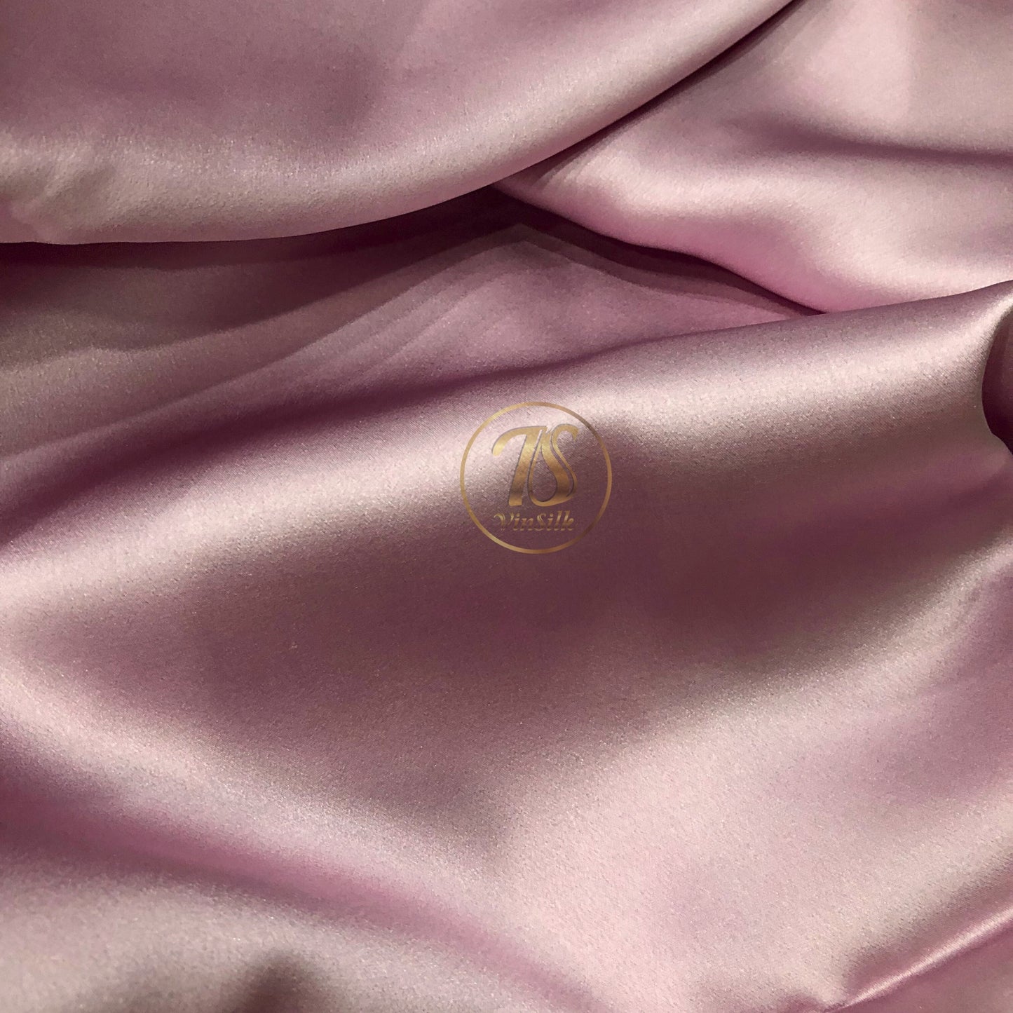 100% PURE MULBERRY SILK fabric by the yard β Satin silk fabric - Pink silk fabric β 19mm - Organic fiber - Wedding dress - Gift for women - Personalized gift