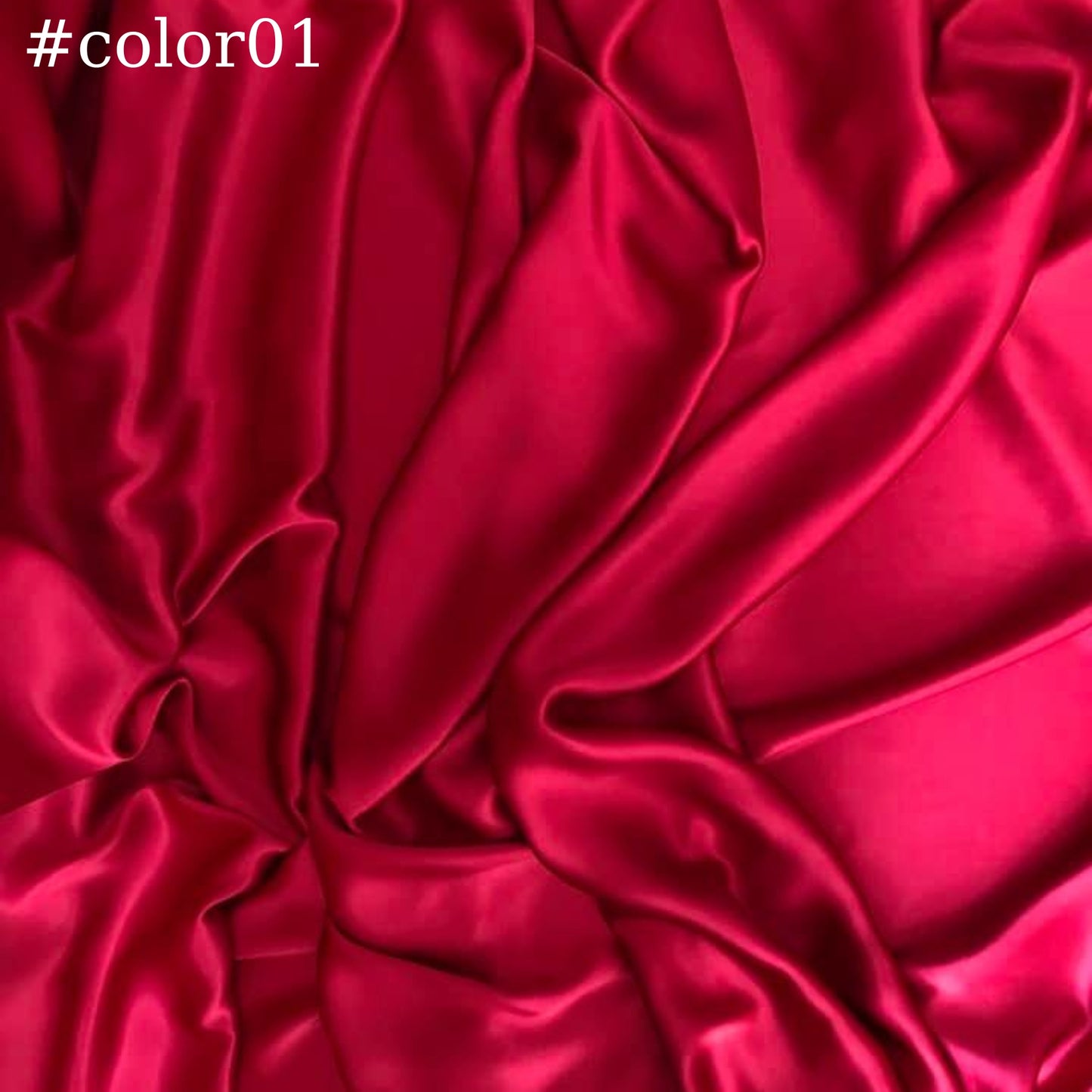 100% PURE MULBERRY SILK fabric by the yard β Satin silk fabric β 19mm - Organic fiber - Gift for women - Solid color satin