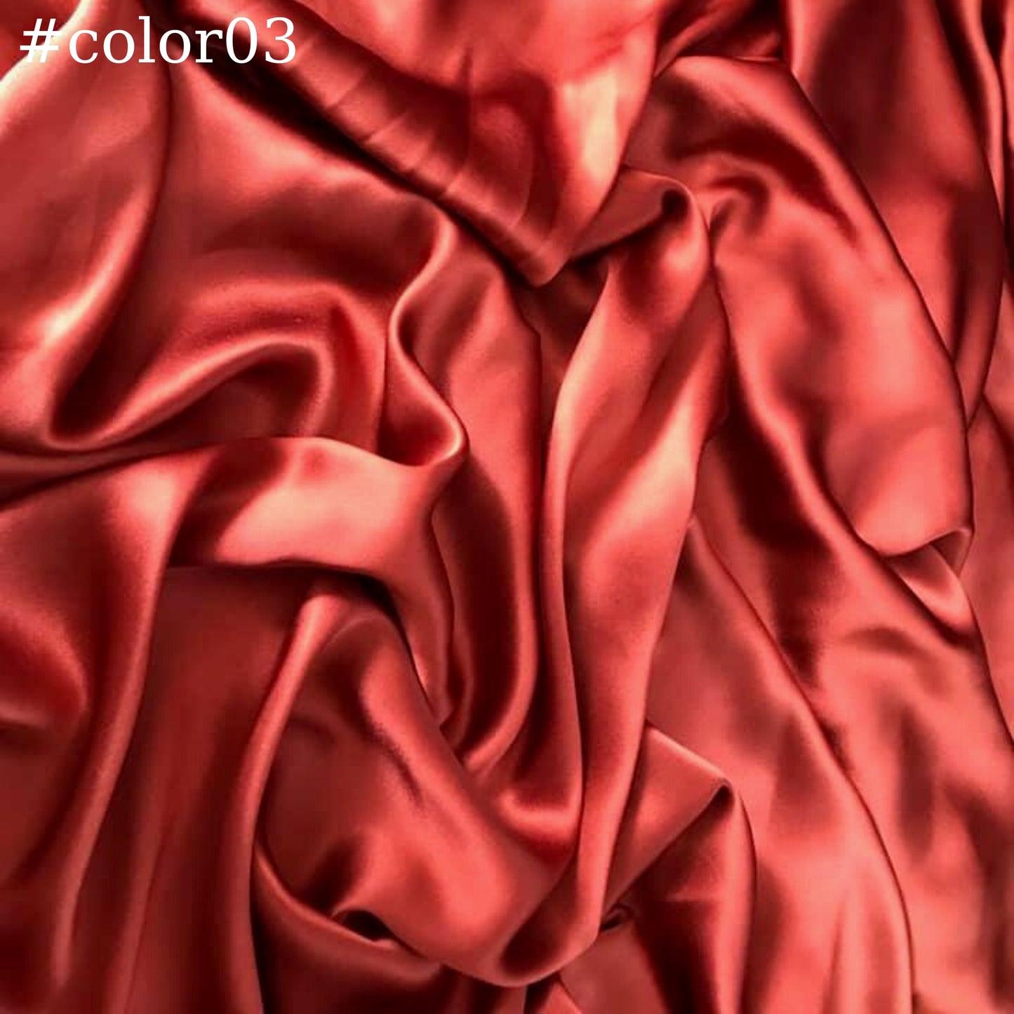 100% PURE MULBERRY SILK fabric by the yard β Satin silk fabric β 19mm - Organic fiber - Gift for women - Solid color satin