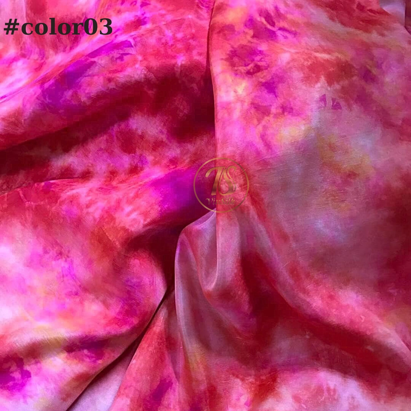 100% Mulberry Silk fabric by the yard - Habotai silk - Tie dye silk fabric - Fabric for Skirt, Scarf - Silk for clothes - Gift for women