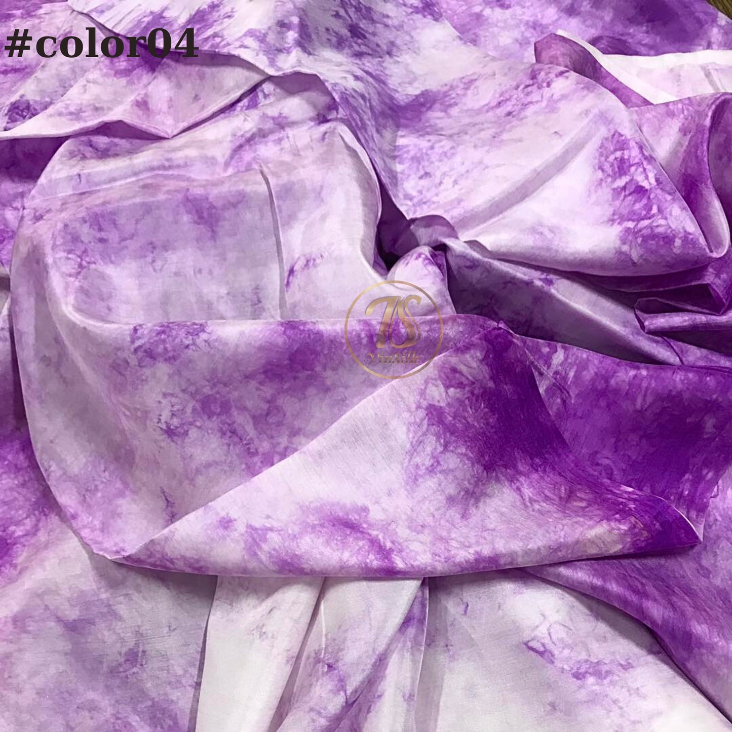 100% Mulberry Silk fabric by the yard - Habotai silk - Tie dye silk fabric - Fabric for Skirt, Scarf - Silk for clothes - Gift for women