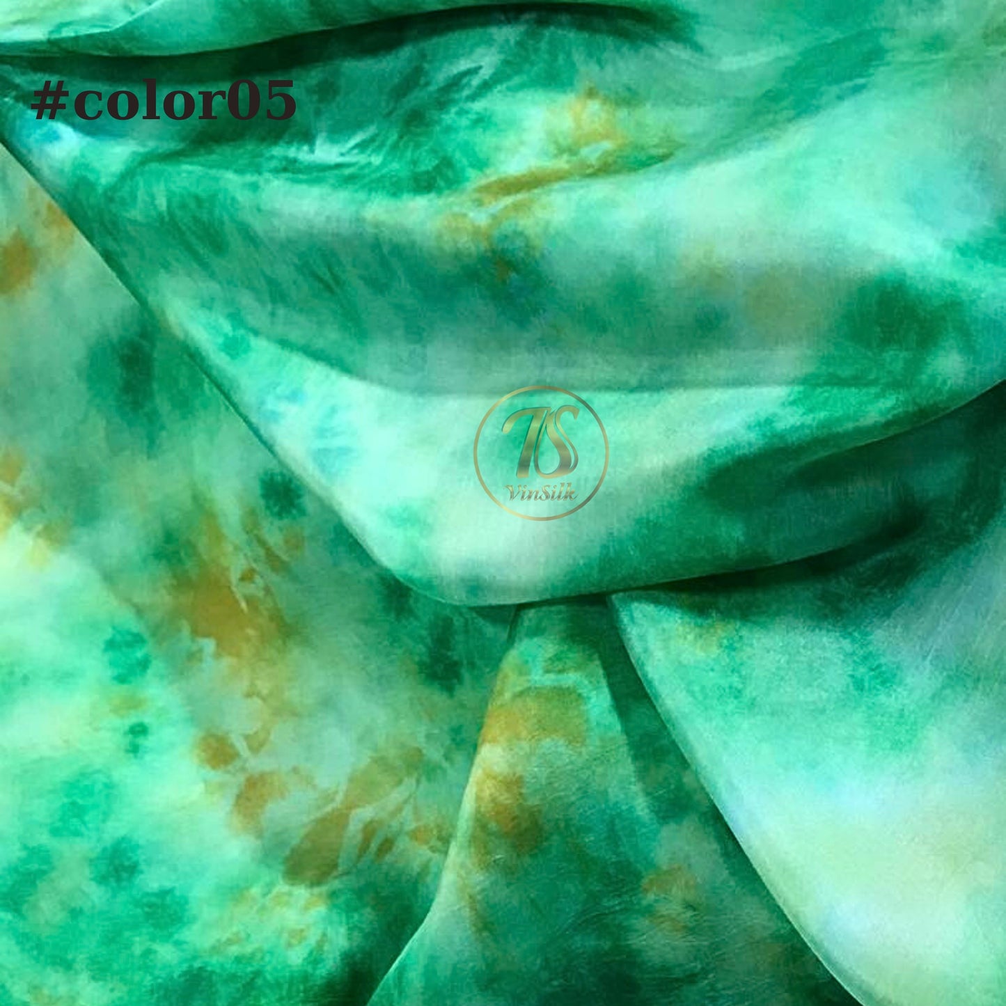 100% Mulberry Silk fabric by the yard - Habotai silk - Tie dye silk fabric - Fabric for Skirt, Scarf - Silk for clothes - Gift for women