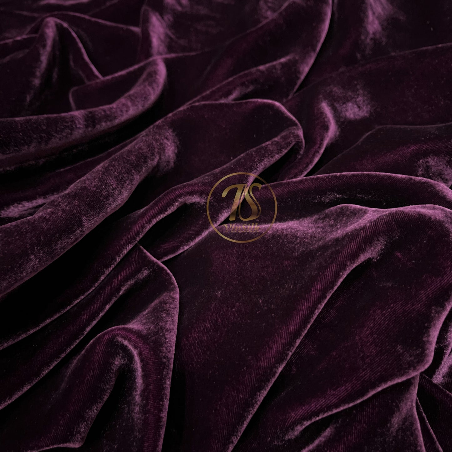 100% MULBERRY SILK VELVET fabric by the yard - Luxury Silk Velvet for Dress, Skirt, High End Garment - Silk apparel fabric