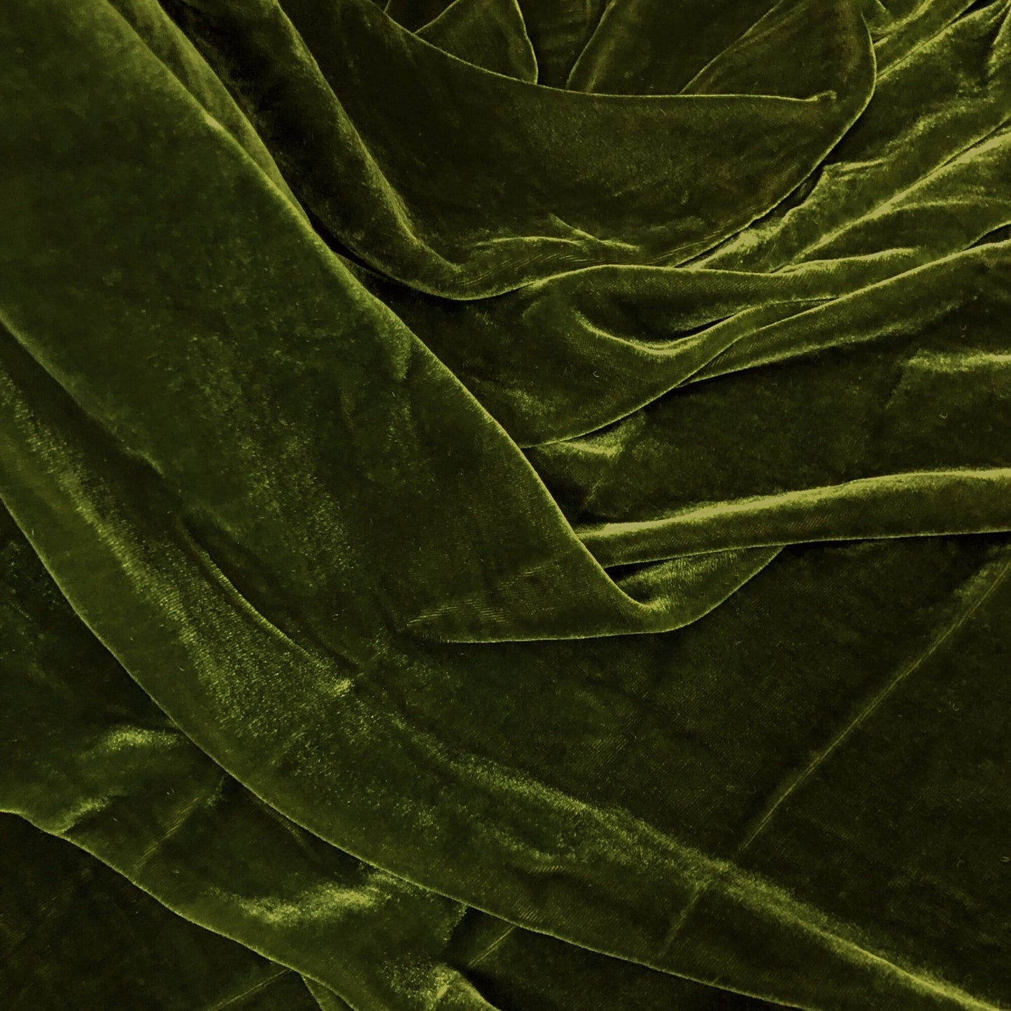 100% Pure Mulberry Silk Velvet – Luxury Silk Velvet for Dress, Skirt, High End Garment – Gift for women – Green silk velvet – Silk for sewing