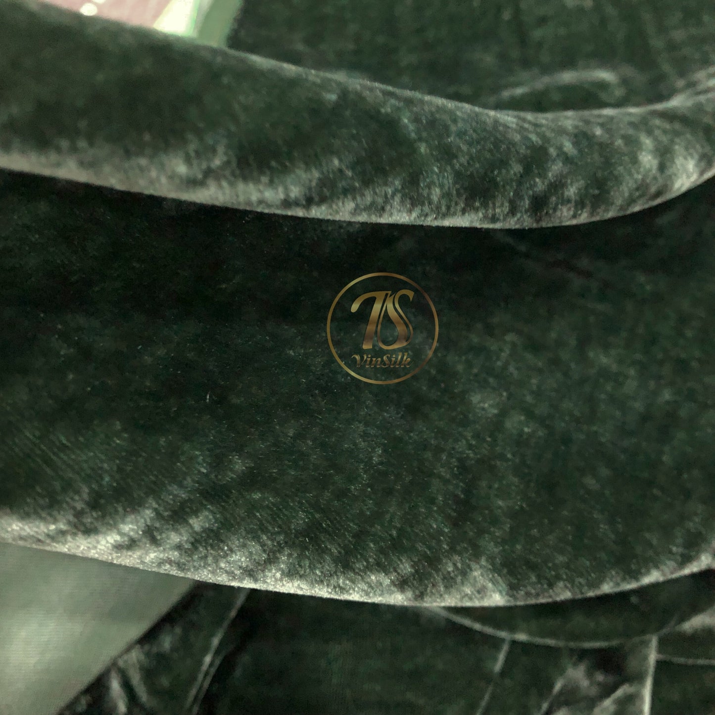 100% MULBERRY SILK VELVET fabric by the yard - Luxury Silk Velvet for Dress, Skirt, High End Garment - Silk for sewing - Green silk velvet