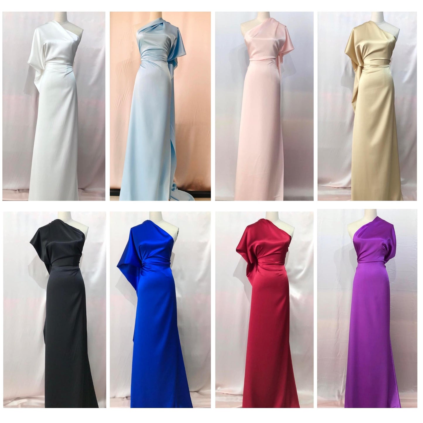 100% PURE MULBERRY SILK fabric by the yard β Satin silk fabric β 19mm - Organic fiber - Wedding dress - Gift for women - Silk for sewing