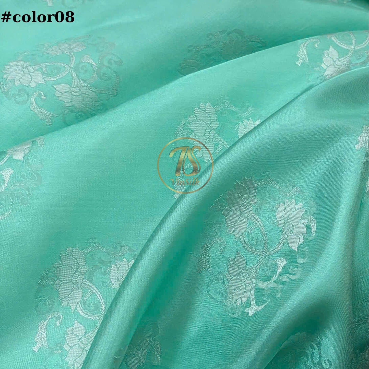 FLORAL MULBERRY SILK fabric by the yard - Handmade fabric β Dress making β Silk for sewing - Gift for women - Fabric silk