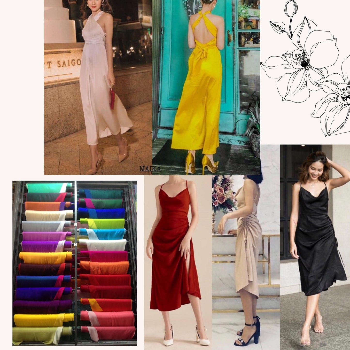 PURE MULBERRY SILK fabric by the yard β Satin silk fabric β 19mm - Handmade silk - Wedding dress - Gift for women - Personalized gift