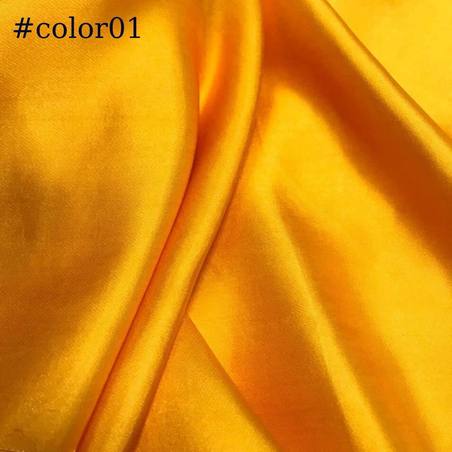 PURE MULBERRY SILK fabric by the yard β Satin silk fabric β 19mm - Organic fiber - Silk for sewing - Gift for women - Yellow silk satin