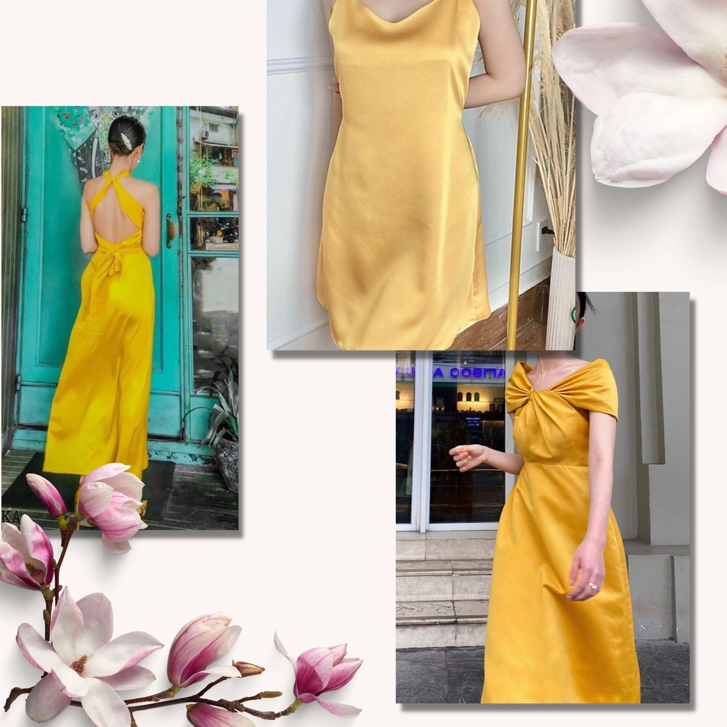 PURE MULBERRY SILK fabric by the yard β Satin silk fabric β 19mm - Organic fiber - Silk for sewing - Gift for women - Yellow silk satin