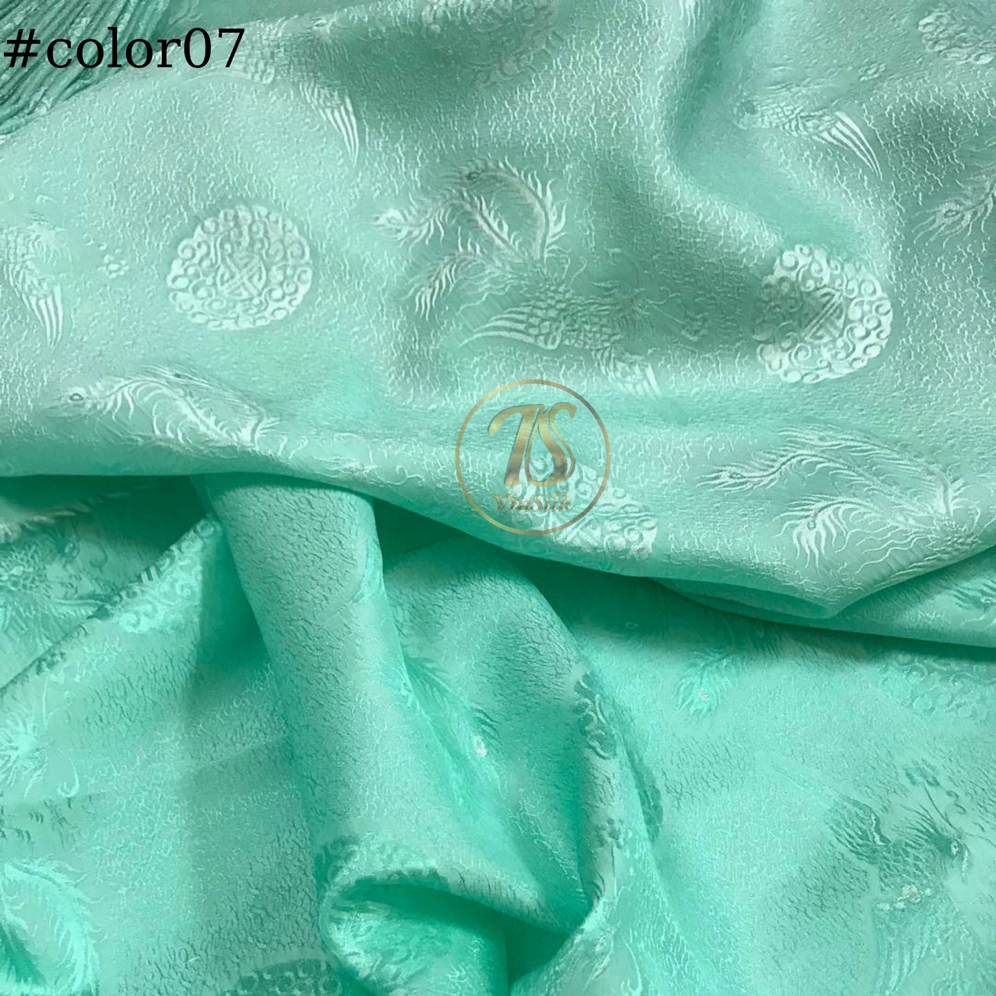 PATTERN MULBERRY SILK fabric by the yard - Handmade silk fabric β Dress making β Silk for sewing - Gift for her