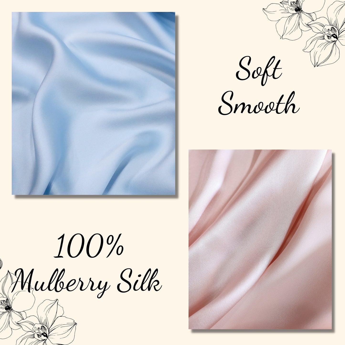 100% Mulberry Silk Satin Fabric - Dress making - Gift for women - Silk apparel fabric - Sewing clothes
