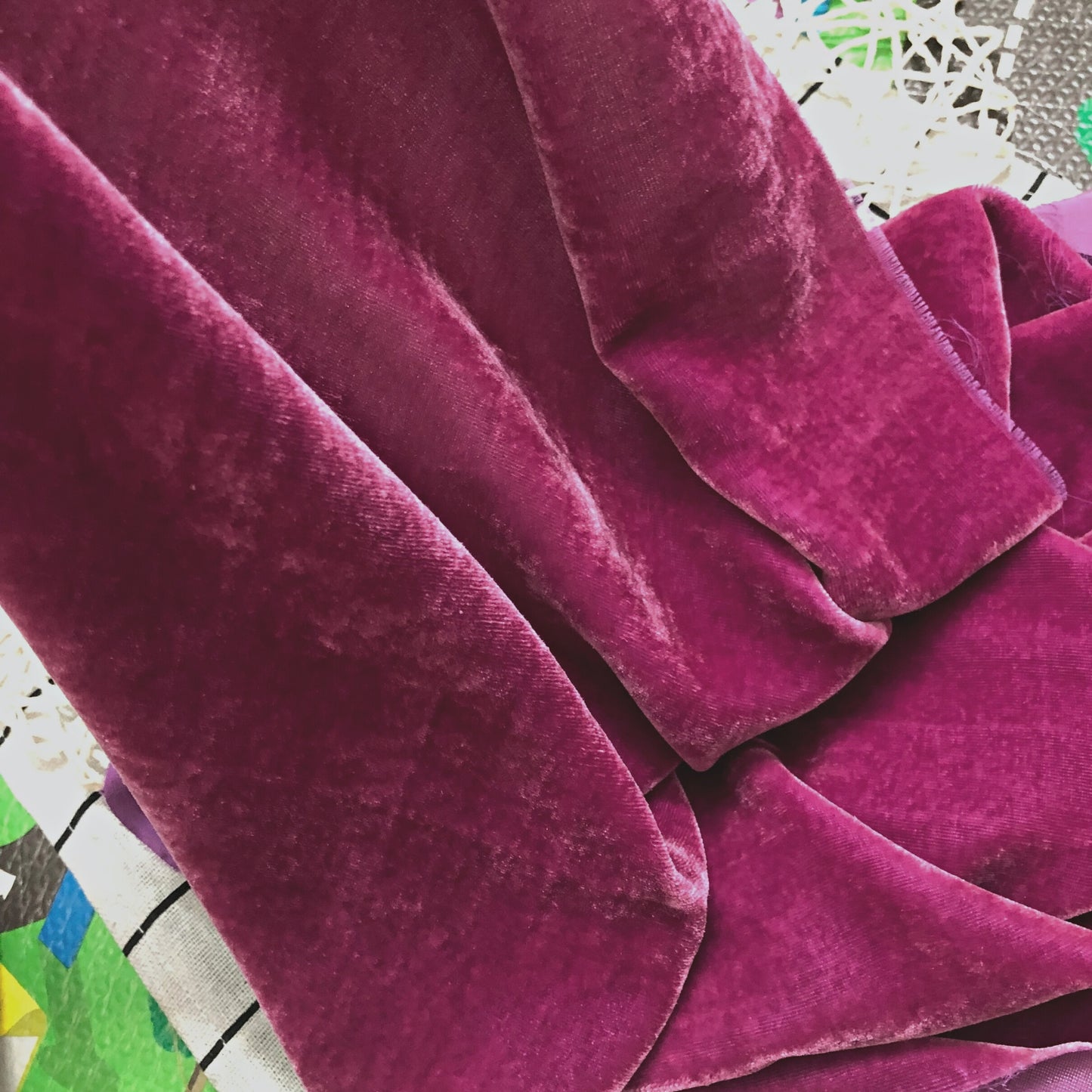 100% Pure Mulberry Silk Velvet Fabric - Luxury Silk Velvet - Silk for sewing - Pink Silk Velvet