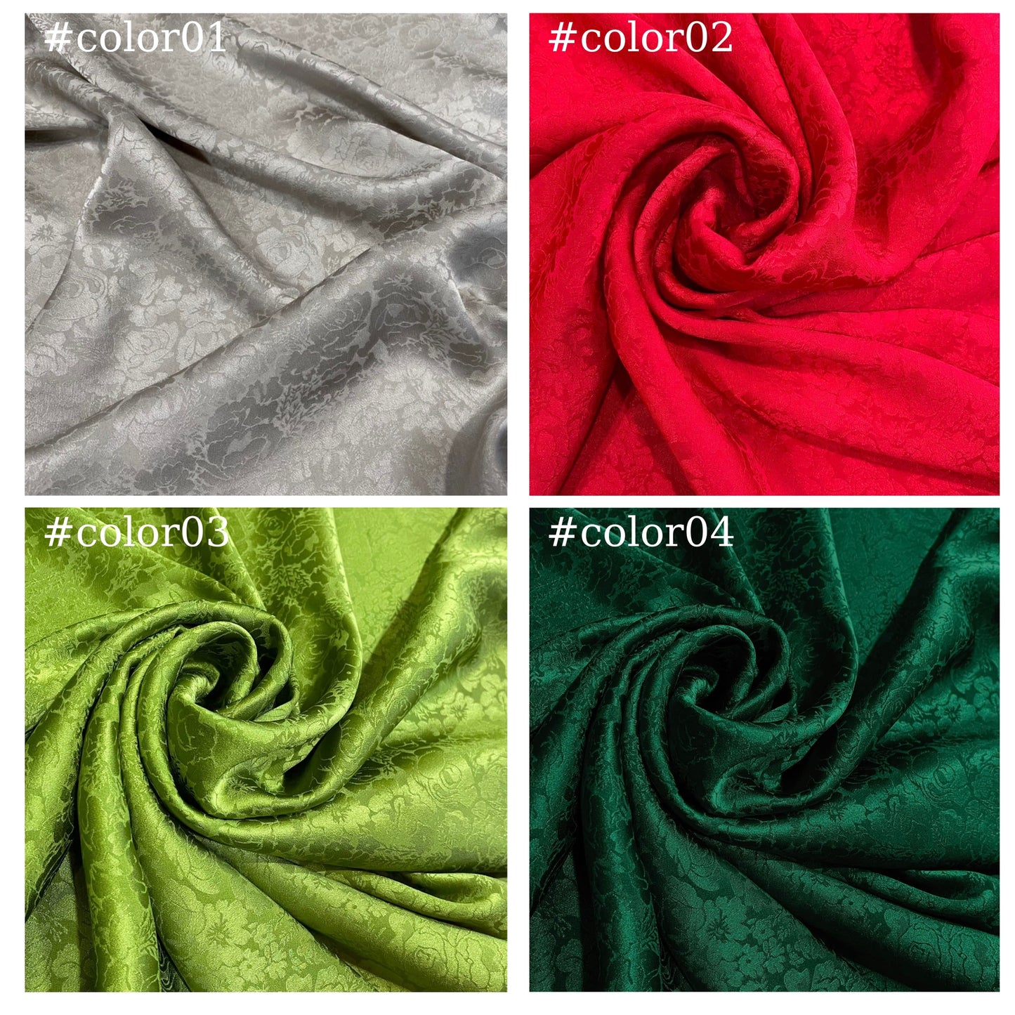 100% PURE MULBERRY SILK fabric by the yard – Floral silk - Jacquard fabric – Dress making – Silk for sewing - Gift for women