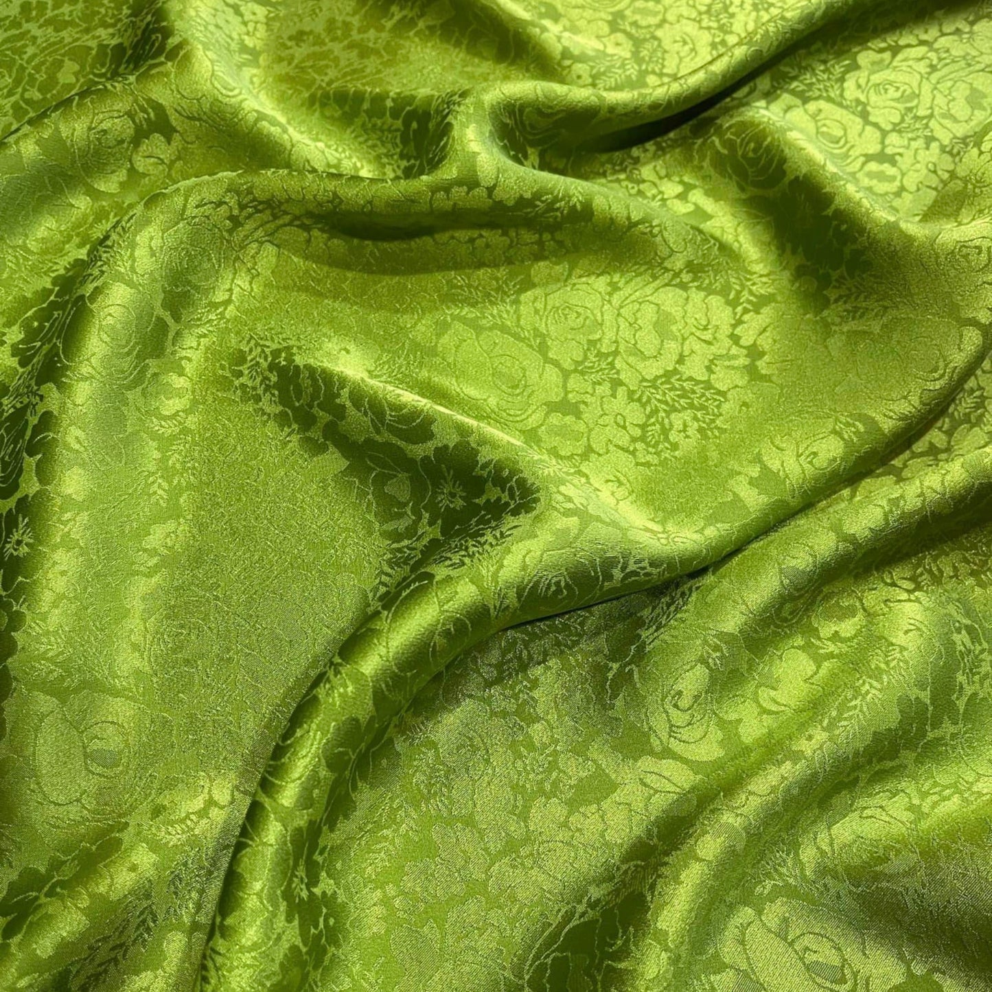 100% PURE MULBERRY SILK fabric by the yard – Floral silk - Jacquard fabric – Dress making – Silk for sewing - Gift for women