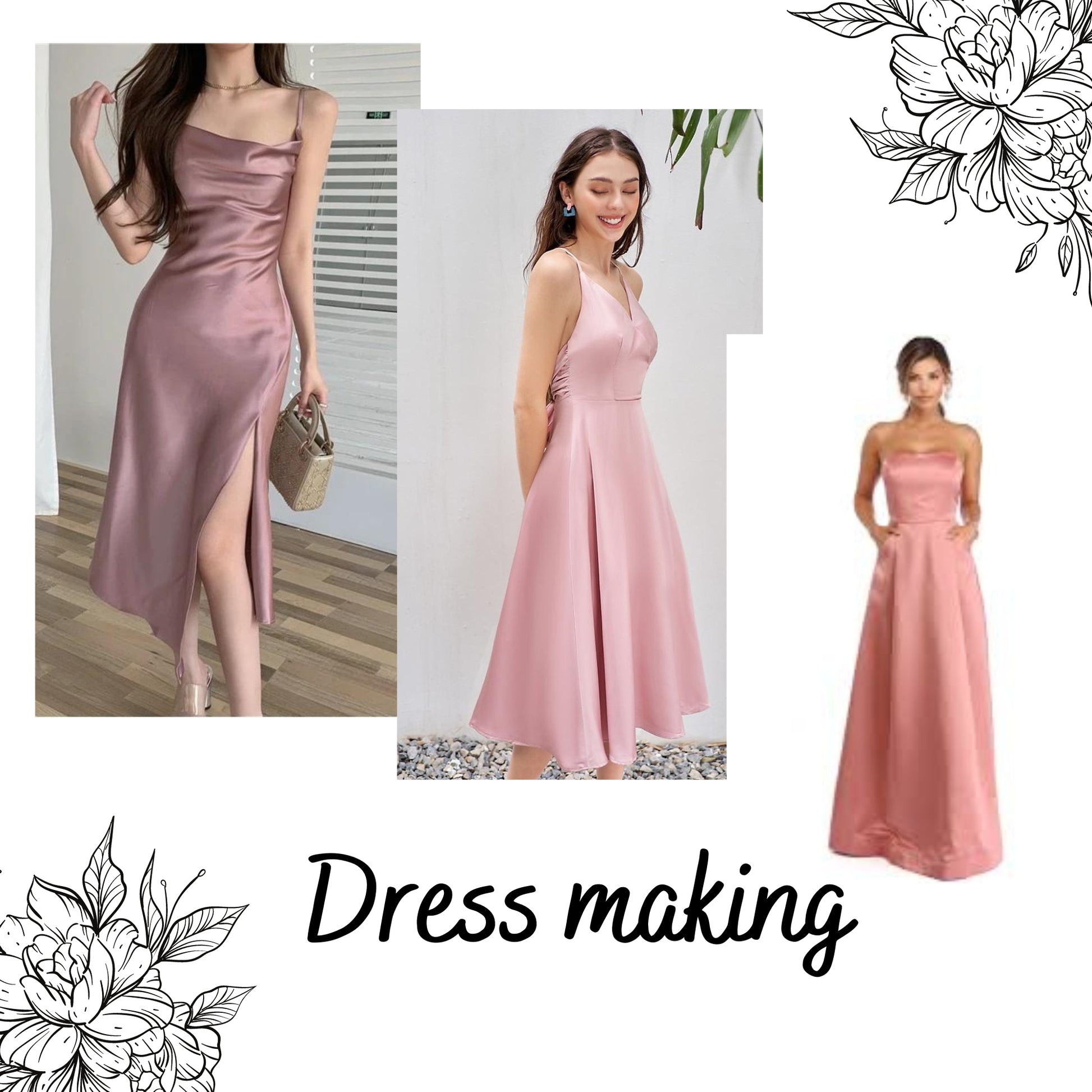 Pale Pink Silk Satin Dress Fabric Nolan Light Pink Maxi Dress Pale Pink Silk Satin Dress Fabric Nolan Light Pink Maxi Dress