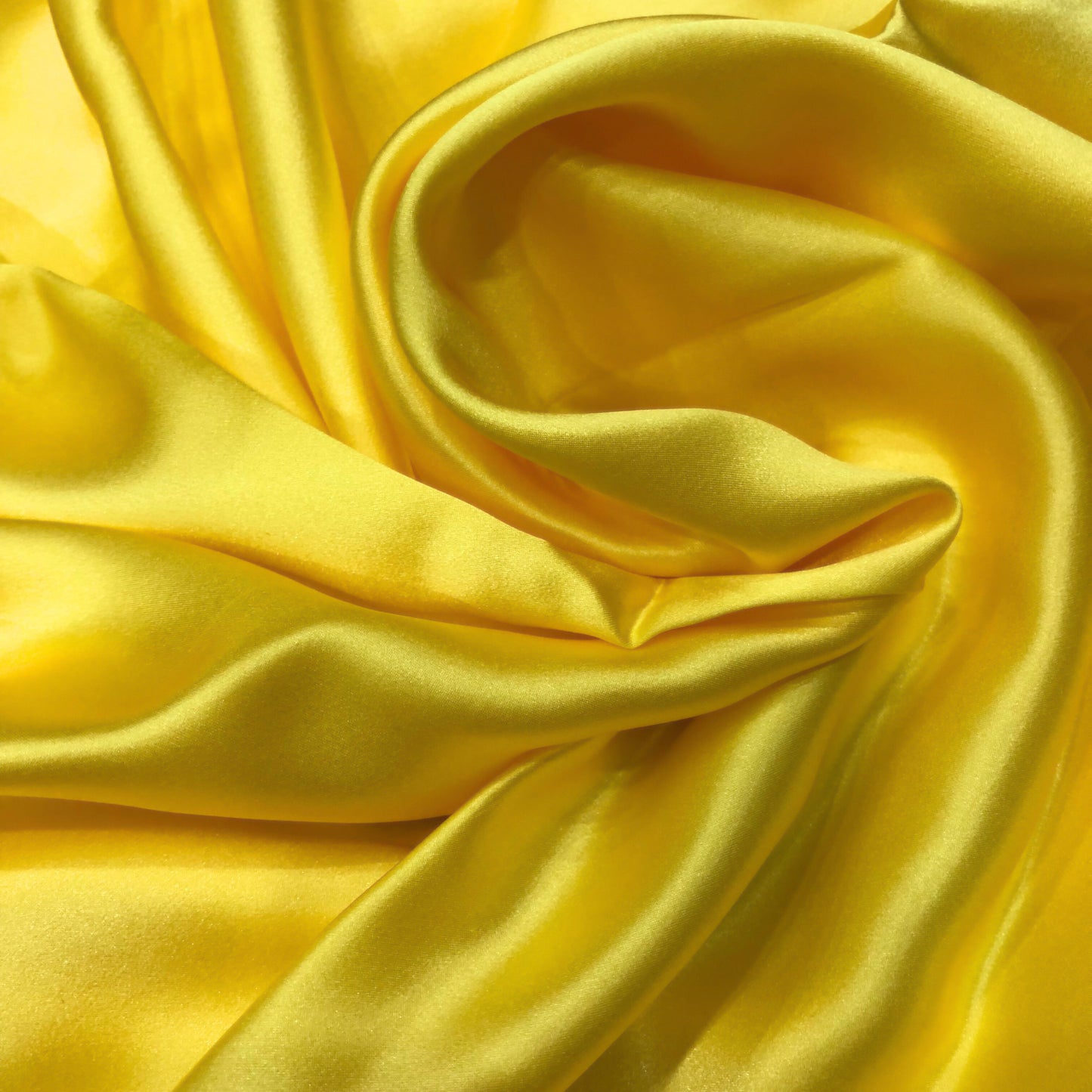 100% PURE MULBERRY SILK fabric by the yard – Satin silk fabric – 19mm - Organic fiber - Wedding dress - Gift for women - Yellow silk satin