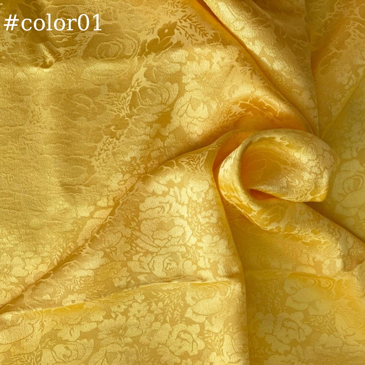 100% PURE MULBERRY SILK fabric by the yard – Floral silk fabric - Jacquard silk fabric – Dress making – Silk for sewing - Silk apparel fabric