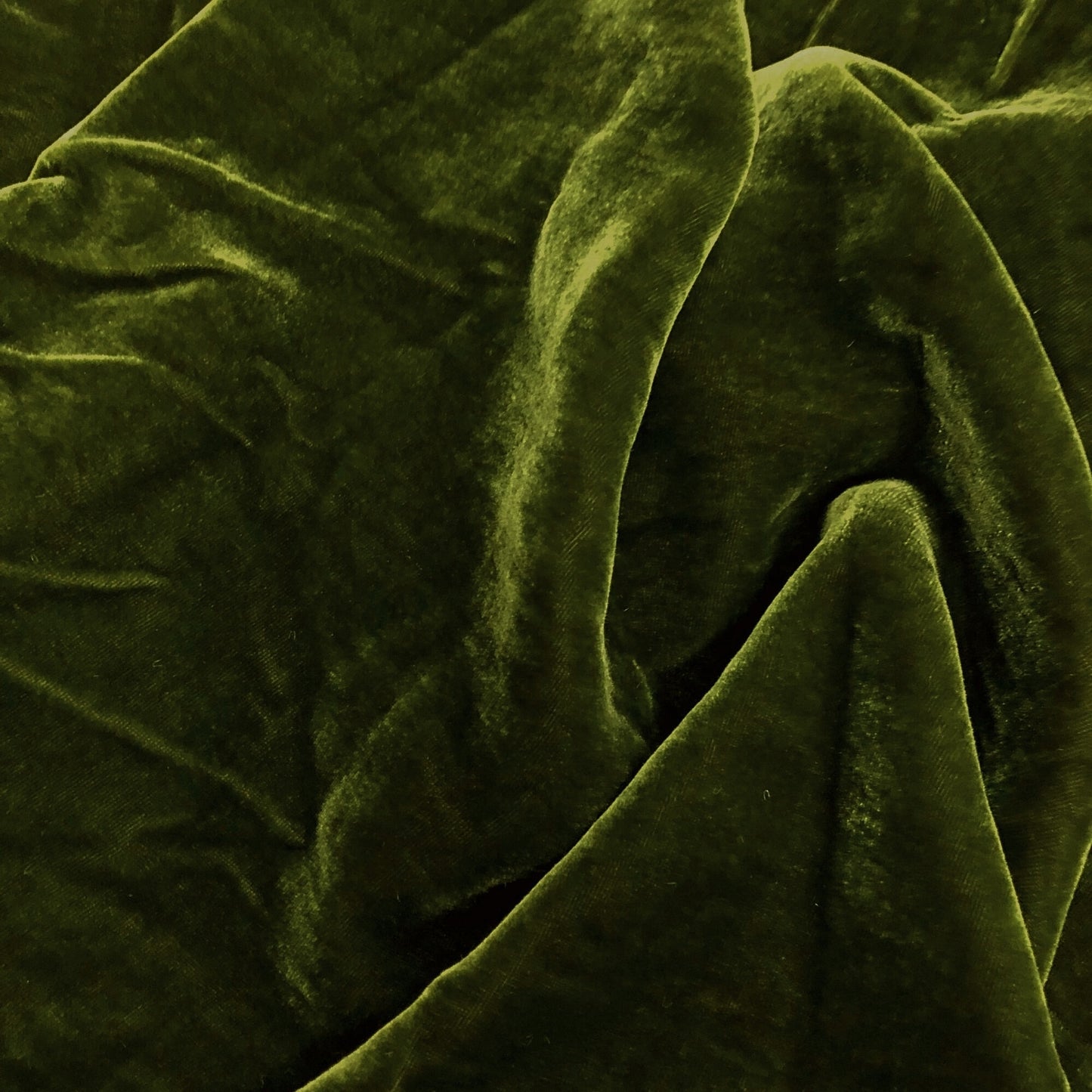 100% Pure Mulberry Silk Velvet – Luxury Silk Velvet for Dress, Skirt, High End Garment – Gift for women – Green silk velvet – Silk for sewing