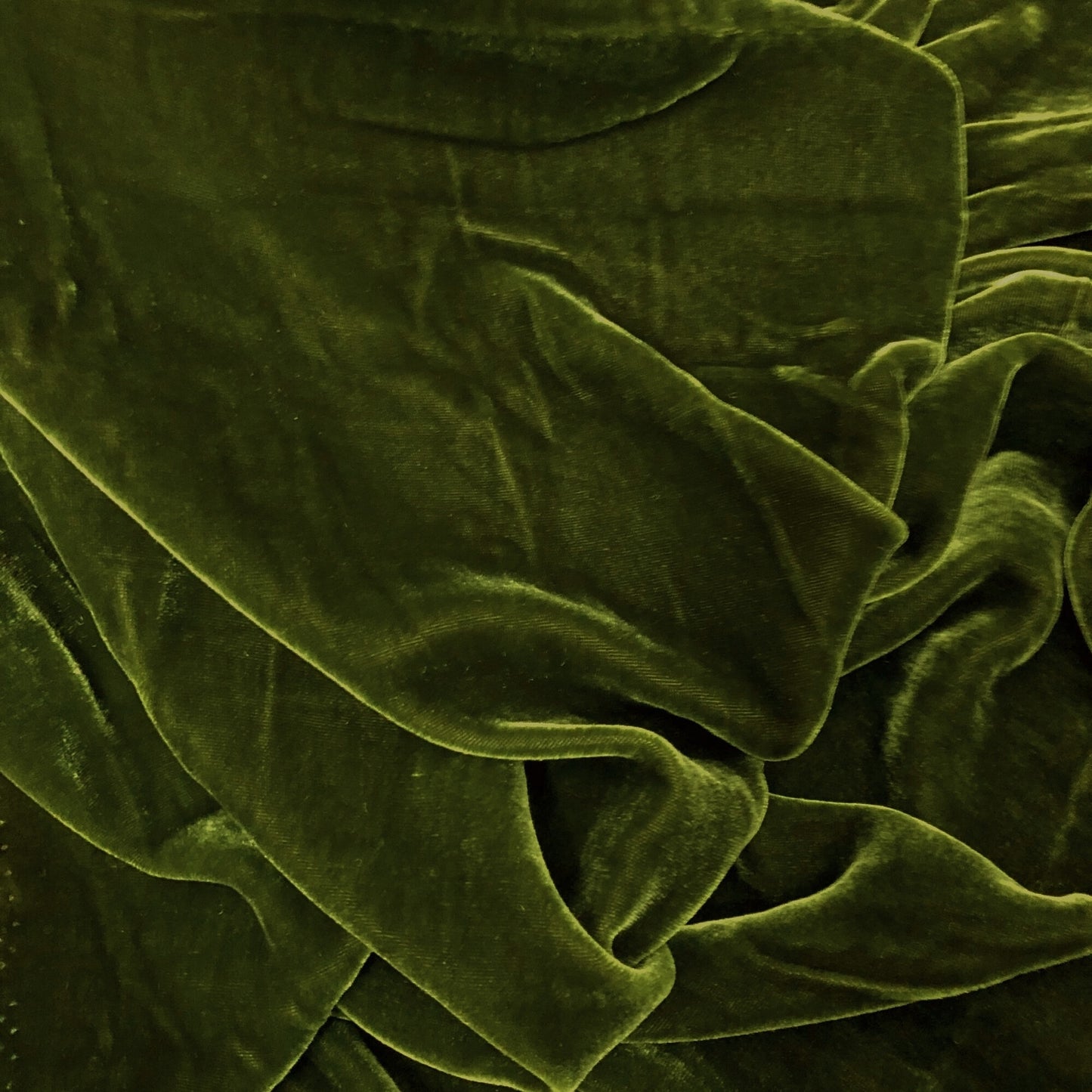 100% Pure Mulberry Silk Velvet – Luxury Silk Velvet for Dress, Skirt, High End Garment – Gift for women – Green silk velvet – Silk for sewing