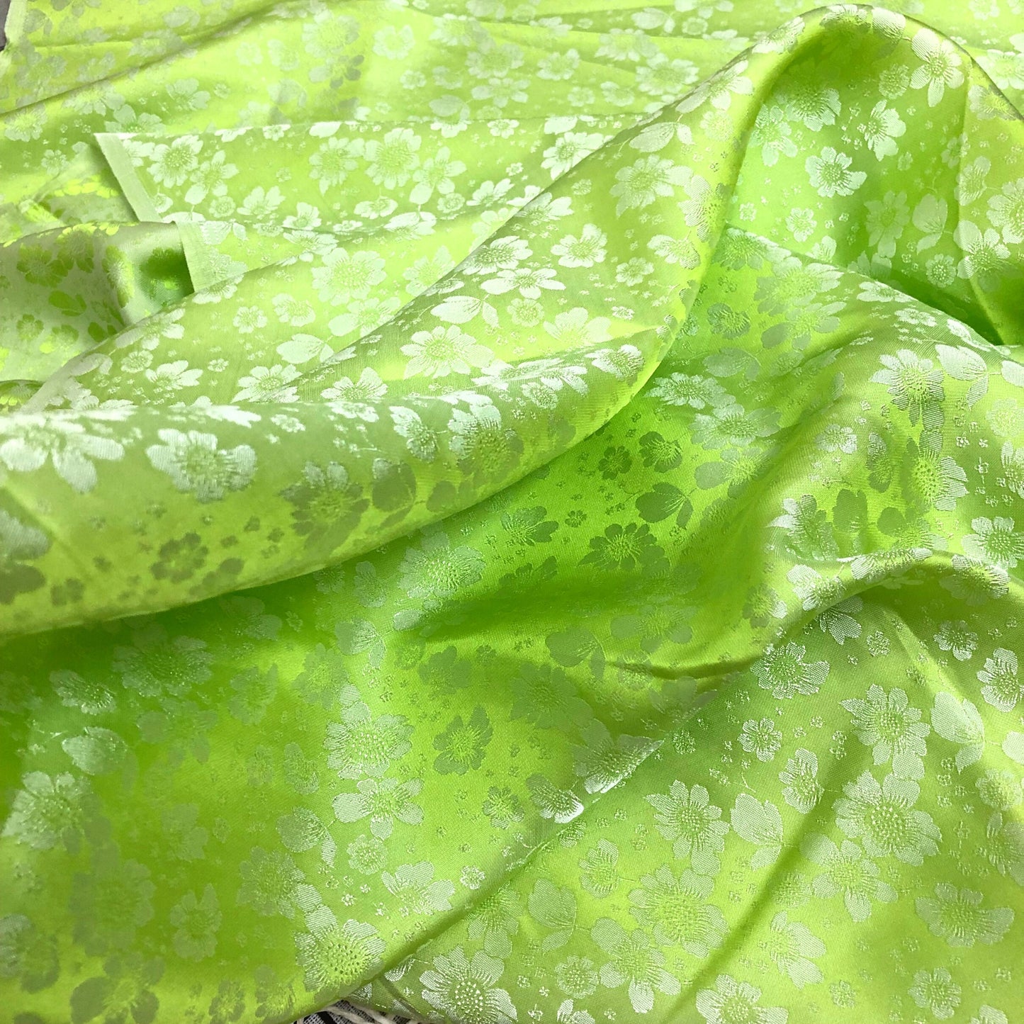 PURE MULBERRY SILK fabric by the yard - Silk floral fabric - Handmade fabric – Dress making – Silk for sewing - Gift for women - Silk apparel fabric