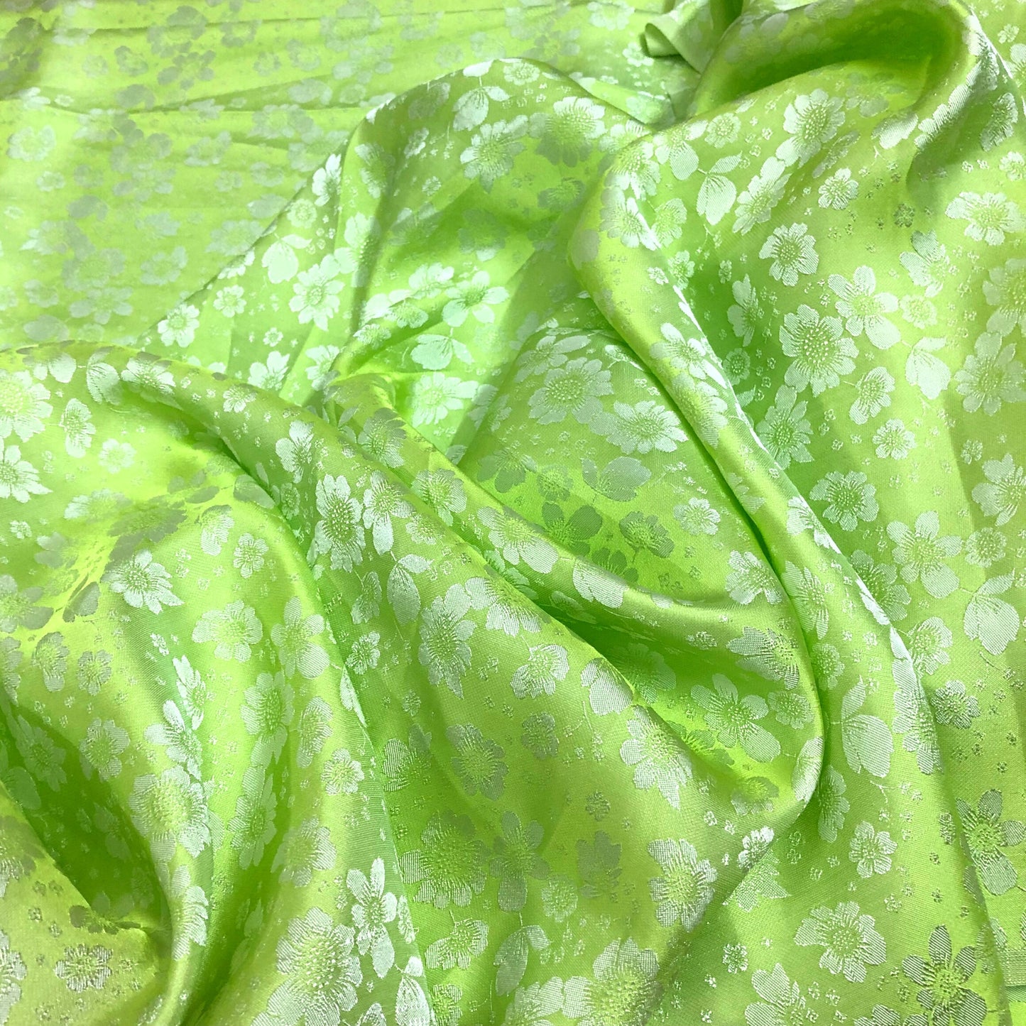 PURE MULBERRY SILK fabric by the yard - Silk floral fabric - Handmade fabric – Dress making – Silk for sewing - Gift for women - Silk apparel fabric
