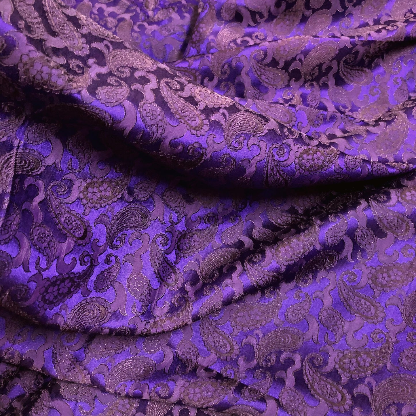 Mulberry Silk Pattern Fabric – Silk for Sewing – Purple Silk Pattern Fabric - Silk Apparel Fabric