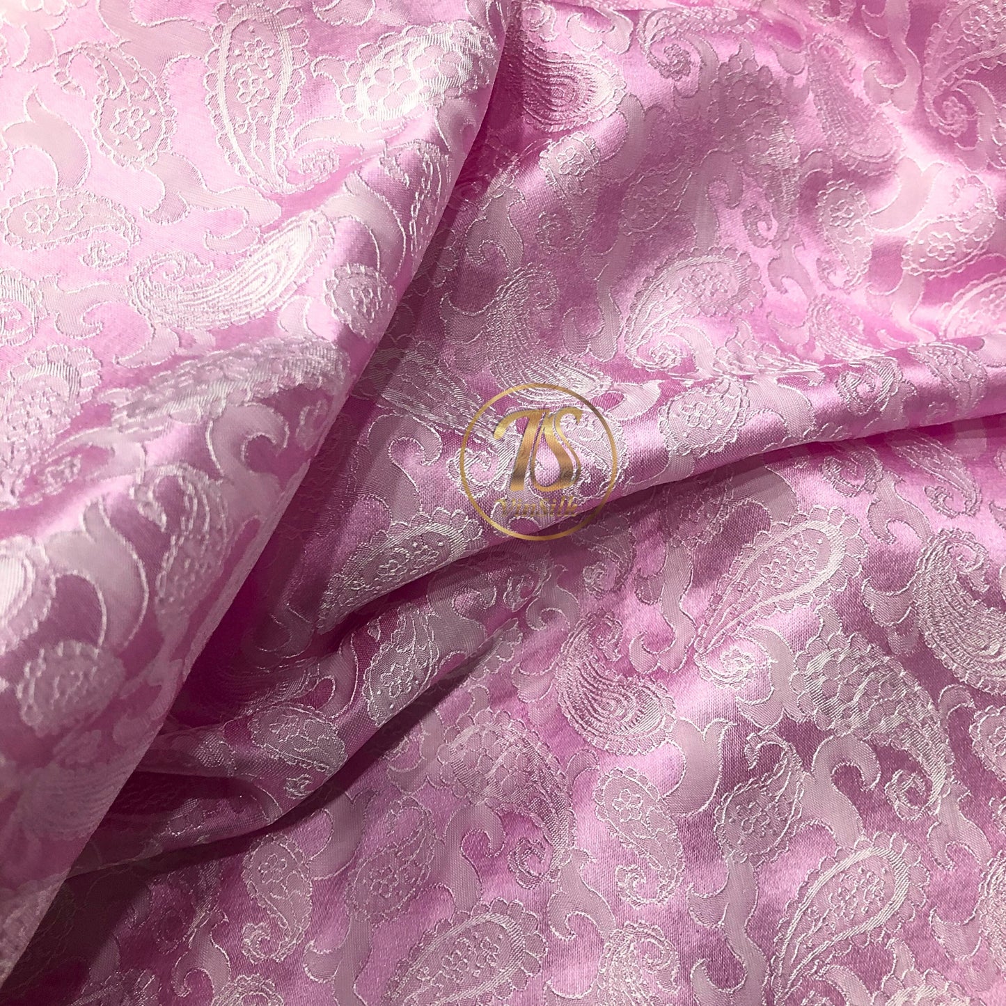 Mulberry Silk Pattern Fabric – Pink Silk Fabric – Silk for Sewing – Silk Apparel Fabric
