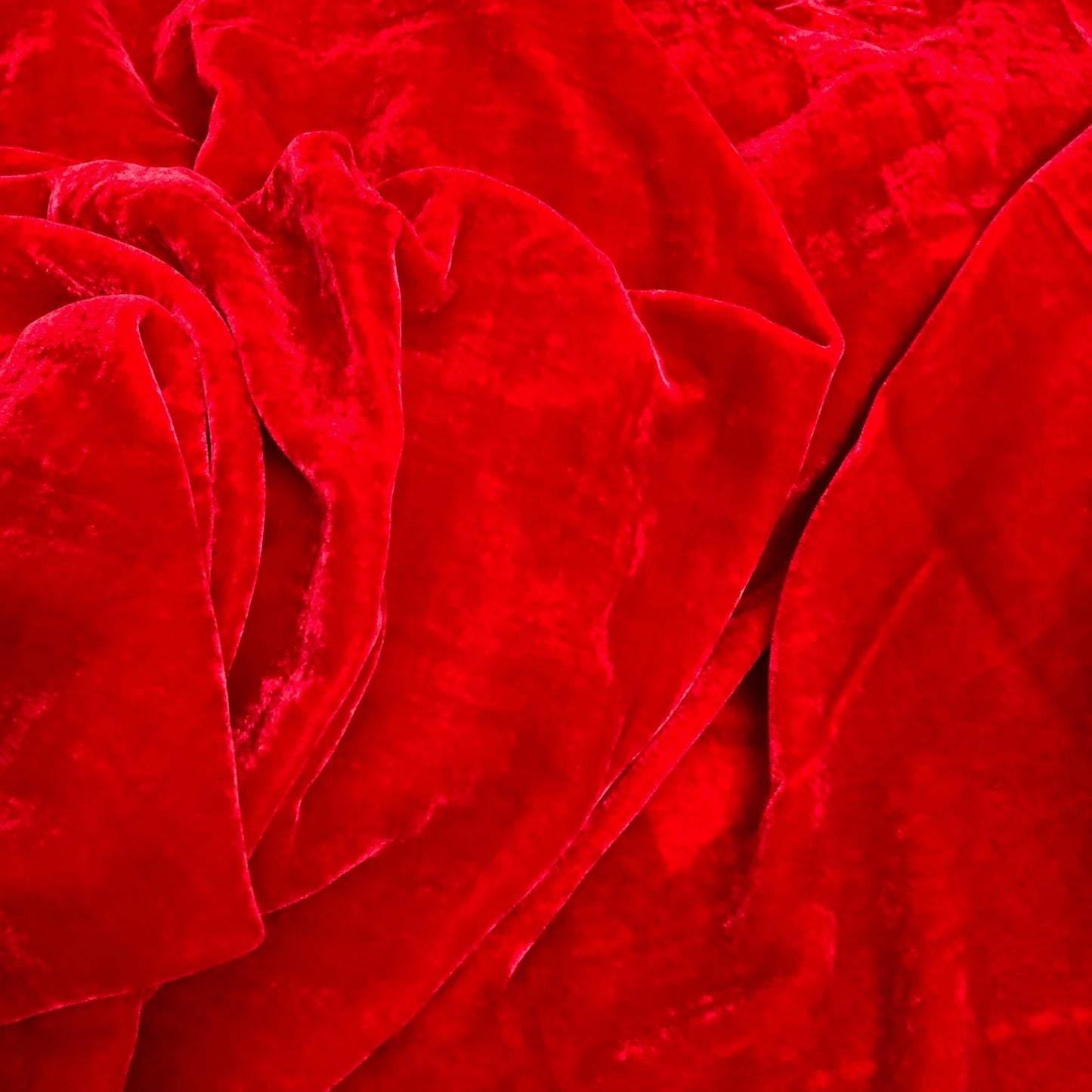 100% MULBERRY SILK VELVET fabric by the yard - Luxury Silk Velvet for Dress, Skirt, High End Garment - Red silk velvet - Handmade silk