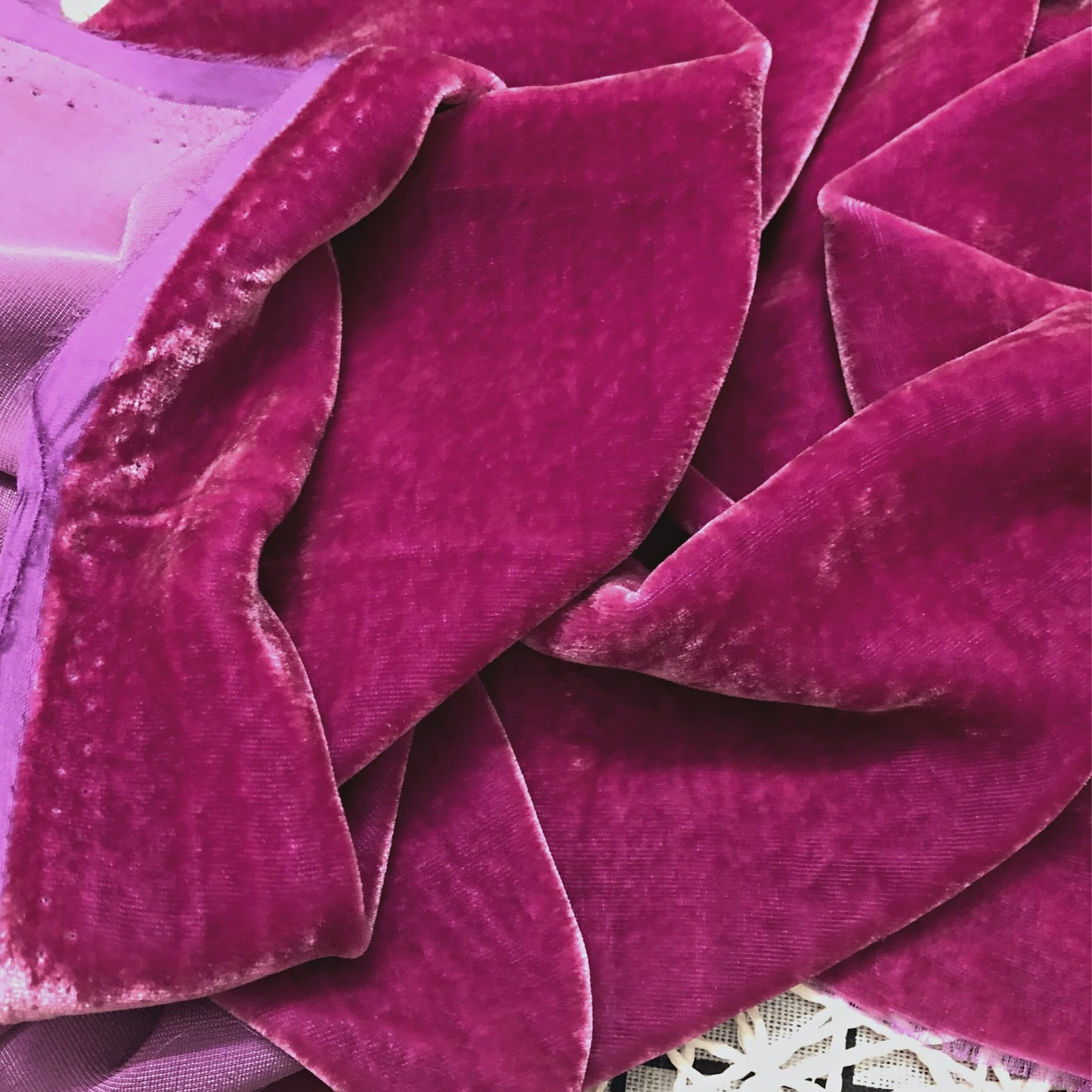 100% Pure Mulberry Silk Velvet Fabric - Luxury Silk Velvet - Silk for sewing - Pink Silk Velvet